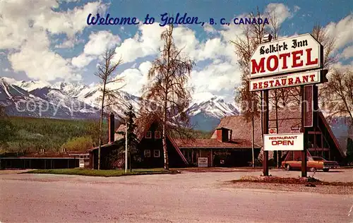 AK / Ansichtskarte Golden_British_Columbia Motel Restaurant Selkirk Inn R Golden_British_Columbia