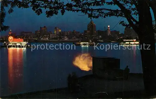 AK / Ansichtskarte Vancouver_British_Columbia Stanley Park Nachtaufnahme Vancouver_British