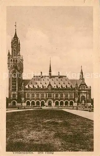 AK / Ansichtskarte Den_Haag Vredespalais Den_Haag