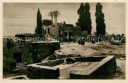 AK / Ansichtskarte Einsiedeln_Altusried Panorama Kreuzigung Christi Grab Christi Landhaus Joseph von Arimathaea Einsiedeln Altusried