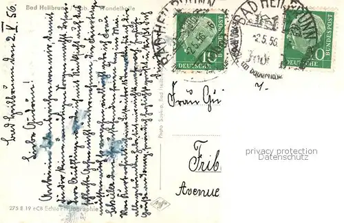 AK / Ansichtskarte Bad_Heilbrunn Wandelhalle Bad_Heilbrunn