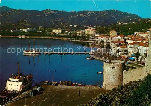 AK / Ansichtskarte Calvi Hafen Citadelle Calvi