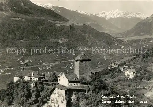 AK / Ansichtskarte Merano_Suedtirol Castel Tirolo Merano Suedtirol