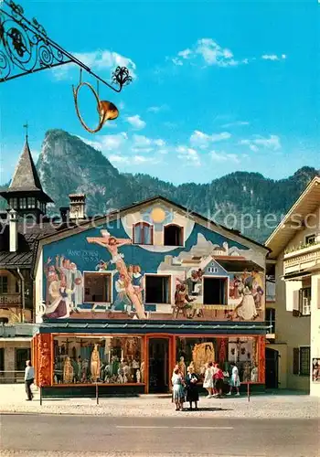 AK / Ansichtskarte Oberammergau Buntes Haus Kofel Oberammergau