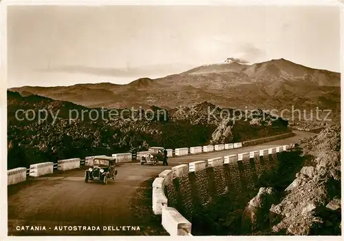 AK / Ansichtskarte Catania Autostrada dell Etna Catania
