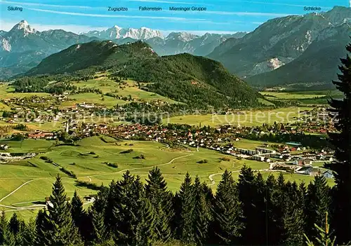 AK / Ansichtskarte Pfronten Panorama Bergketten Pfronten