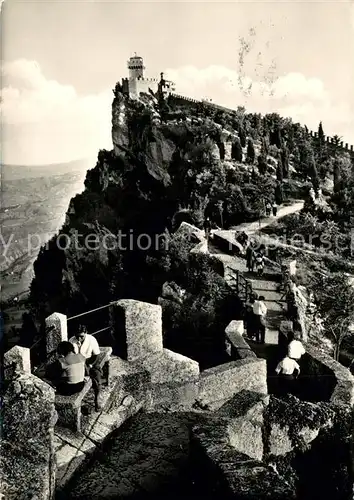 AK / Ansichtskarte San_Marino_Repubblica Seconda Torre San_Marino_Repubblica