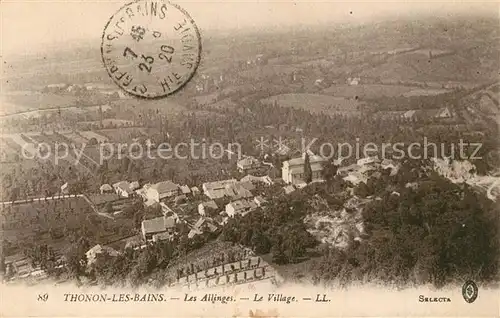 AK / Ansichtskarte Thonon les Bains Village des Allinges vue aerienne Thonon les Bains