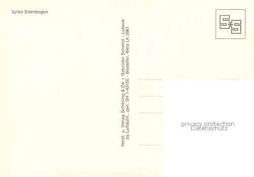 AK / Ansichtskarte Insel_Sylt Sylter Ellenbogen Fliegeraufnahme Insel_Sylt