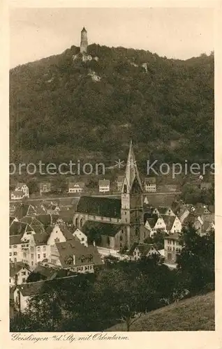 AK / Ansichtskarte Geislingen_Steige oedenturm Geislingen_Steige