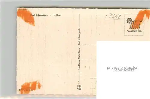 AK / Ansichtskarte Bad_Ditzenbach  Bad_Ditzenbach