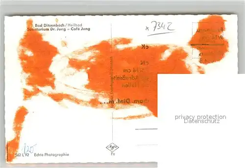 AK / Ansichtskarte Bad_Ditzenbach Sanatorium Dr. Jung Bad_Ditzenbach