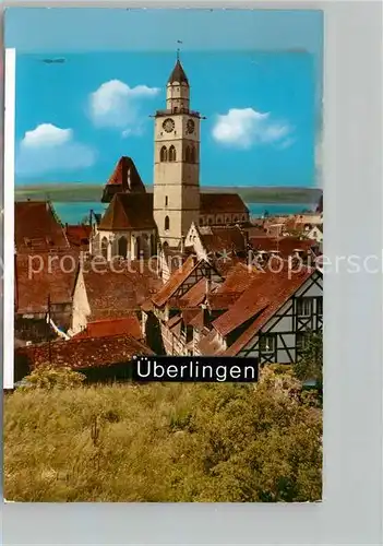 AK / Ansichtskarte ueberlingen_Bodensee St. Nikolaus Kirche ueberlingen Bodensee