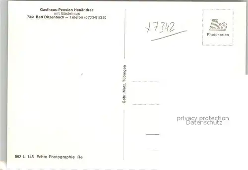 AK / Ansichtskarte Bad_Ditzenbach  Bad_Ditzenbach