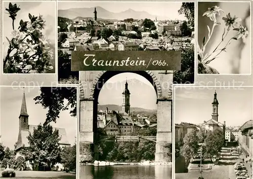 AK / Ansichtskarte Traunstein_Oberbayern Kirchenpartien Traunstein_Oberbayern