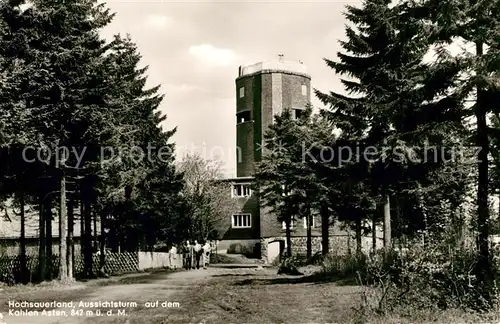 AK / Ansichtskarte Winterberg_Hochsauerland Aussichtsturm Kahle Asten Winterberg_Hochsauerland