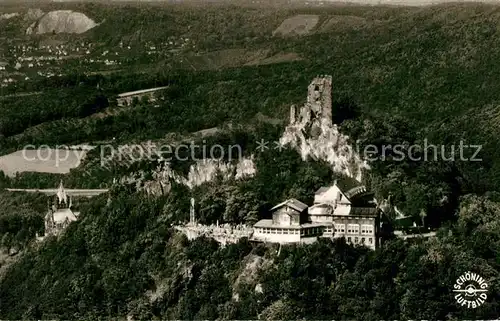 AK / Ansichtskarte Koenigswinter Drachenfels Fliegeraufnahme Koenigswinter