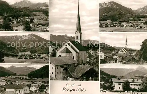 AK / Ansichtskarte Bergen_Chiemgau Kirche Bergen Chiemgau