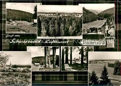 AK / Ansichtskarte Simmersfeld Rehmuehle Aichelberger Saegmuehle  Simmersfeld