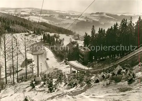 AK / Ansichtskarte Klingenthal_Vogtland Grosse Aschberg Schanze Klingenthal_Vogtland