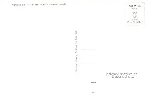 AK / Ansichtskarte Neresheim Abteikirche  Neresheim