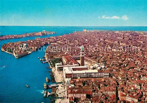 AK / Ansichtskarte Venezia_Venedig Veduta aerea Laguna di San Marco Venezia Venedig