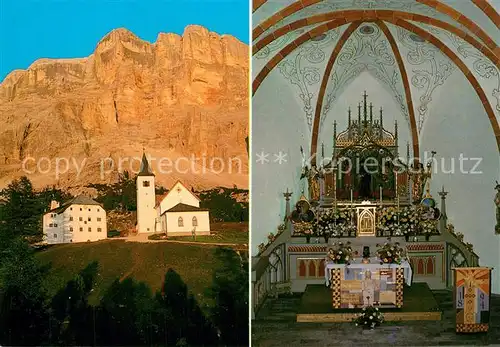 AK / Ansichtskarte Badia_Suedtirol Santuario di Santa Croce 