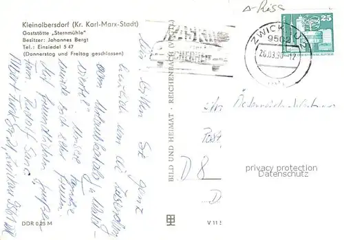 AK / Ansichtskarte Kleinolbersdorf Altenhain Gaststaette Sternmuehle Pferde Fachwerkhaus Kleinolbersdorf Altenhain