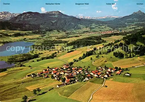 AK / Ansichtskarte Faistenoy Fliegeraufnahme mit Gruentensee Faistenoy