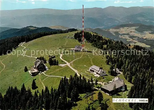 AK / Ansichtskarte St_Radegund Fliegeraufnahme mit Schoeckel und Stubenberghaus Fernsehsender Alpengasthof St_Radegund