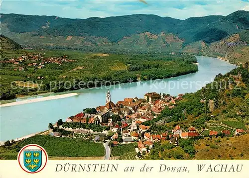 AK / Ansichtskarte Duernstein_Wachau Donaupartie Panorama Duernstein_Wachau