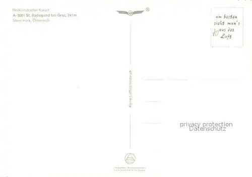 AK / Ansichtskarte St_Radegund Fliegeraufnahme St_Radegund