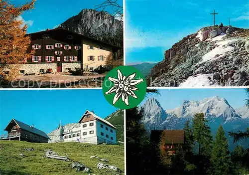 AK / Ansichtskarte Windischgarsten Linzerhaus Duemlerhuette Gipfelkreuz am Warscheneck Zellerhuette Windischgarsten