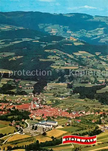 AK / Ansichtskarte Poellau Fliegeraufnahme Wallfahrtskirche mit Poellauberg Poellau