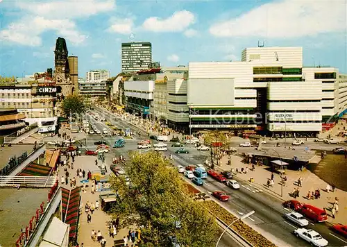 AK / Ansichtskarte Berlin Europa Center Gedaechniskirche Kurfuerstendamm Berlin