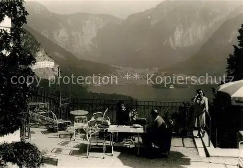 AK / Ansichtskarte Hallstatt_Salzkammergut Berggasthof Rudolfsturm Hallstatt_Salzkammergut