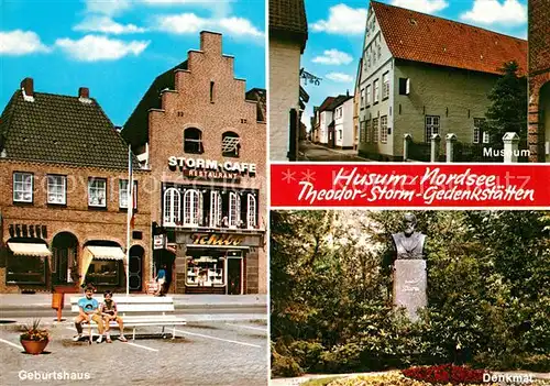 AK / Ansichtskarte Husum_Nordfriesland Theodor Storm Museum Geburtshaus Denkmal Husum_Nordfriesland