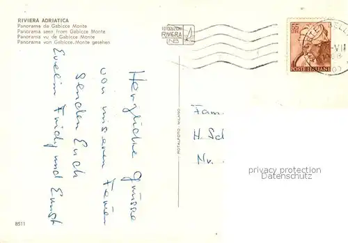 AK / Ansichtskarte Gabicce_Monte Panorama Riviera Gabicce Monte