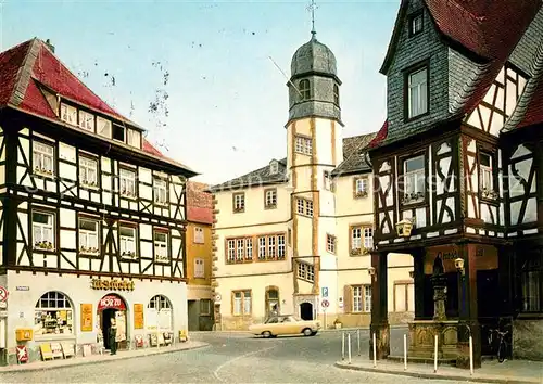 AK / Ansichtskarte Alzey Fischmarkt Fachwerk Alzey