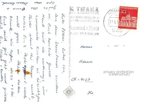 AK / Ansichtskarte Koblenz_Rhein St. Kastor Kirche Koblenz_Rhein