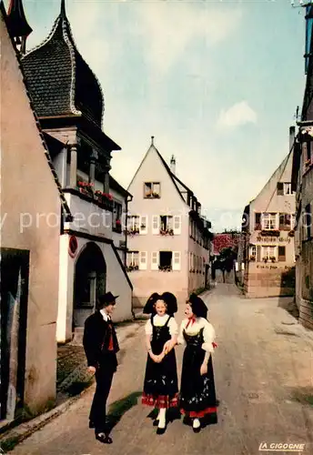 AK / Ansichtskarte Mittelbergheim Elsaessische Tracht Mittelbergheim