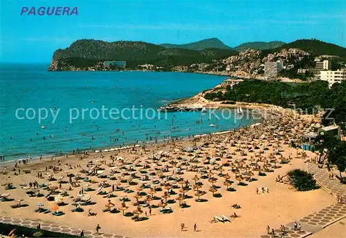 AK / Ansichtskarte Paguera_Mallorca_Islas_Baleares Strand Paguera_Mallorca