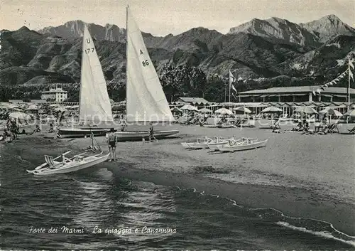 AK / Ansichtskarte Forte_dei_Marmi La Spiaggia e Capannina Forte_dei_Marmi