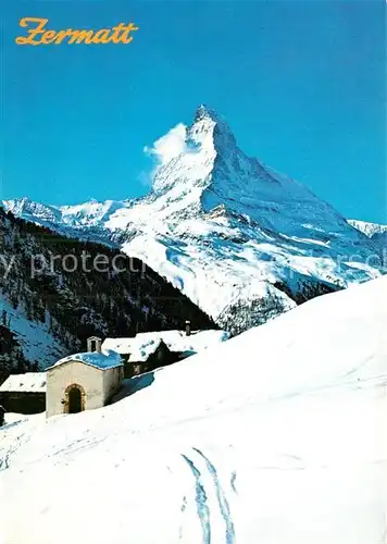 AK / Ansichtskarte Zermatt_VS Matterhorn Zermatt_VS