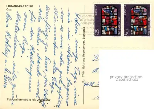 AK / Ansichtskarte Paradiso_TI Quai Paradiso TI