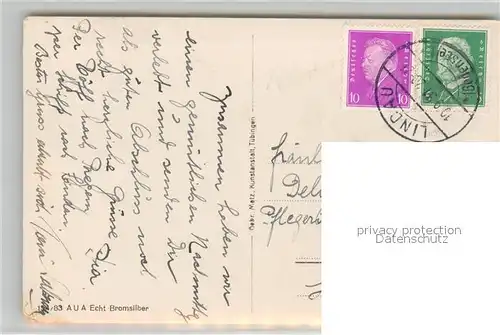 AK / Ansichtskarte Lindau_Bodensee Hafeneinfahrt mit Leuchtturm Lindau Bodensee