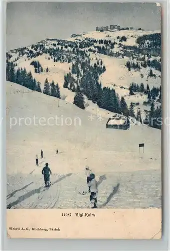 AK / Ansichtskarte Rigi_Kulm Skigebiet Rigi_Kulm