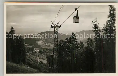 AK / Ansichtskarte Schauinsland Schwebebahn Schauinsland