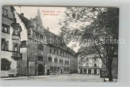 AK / Ansichtskarte Freiburg_Breisgau Altes Rathaus Freiburg Breisgau