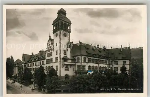 AK / Ansichtskarte Freiburg_Breisgau Gendarmerieschule Freiburg Breisgau